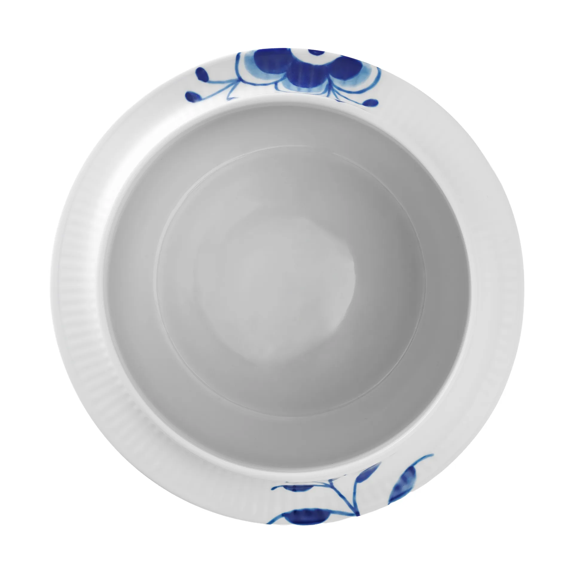 Blue Fluted Mega wijnkoeler 21,5 cm, White-blue Royal Copenhagen