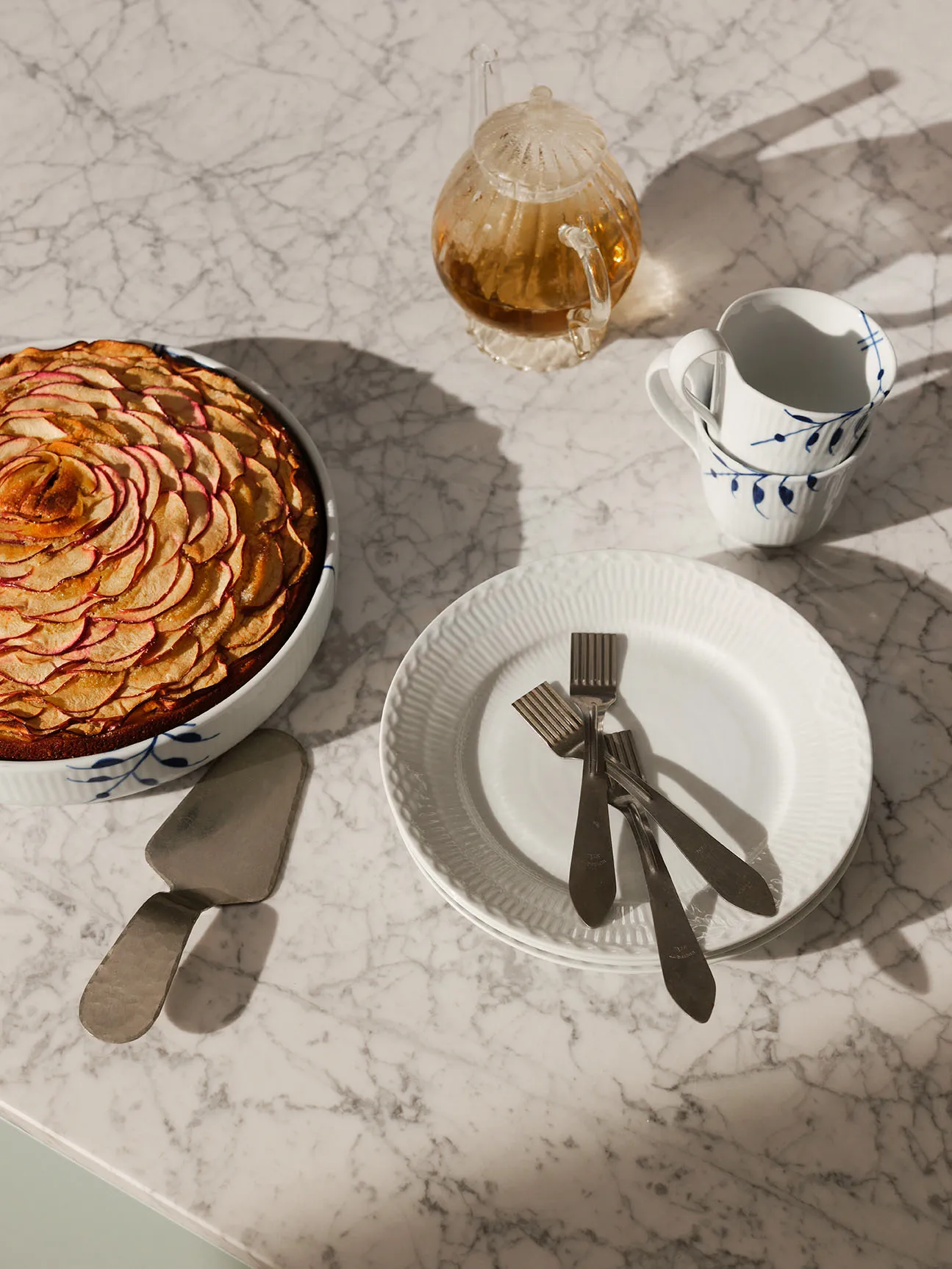 Blue Mega ovenschaal rond, Ø27 cm Royal Copenhagen