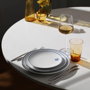 Blueline coupe bord Ø23 cm - Wit-blauw - Royal Copenhagen
