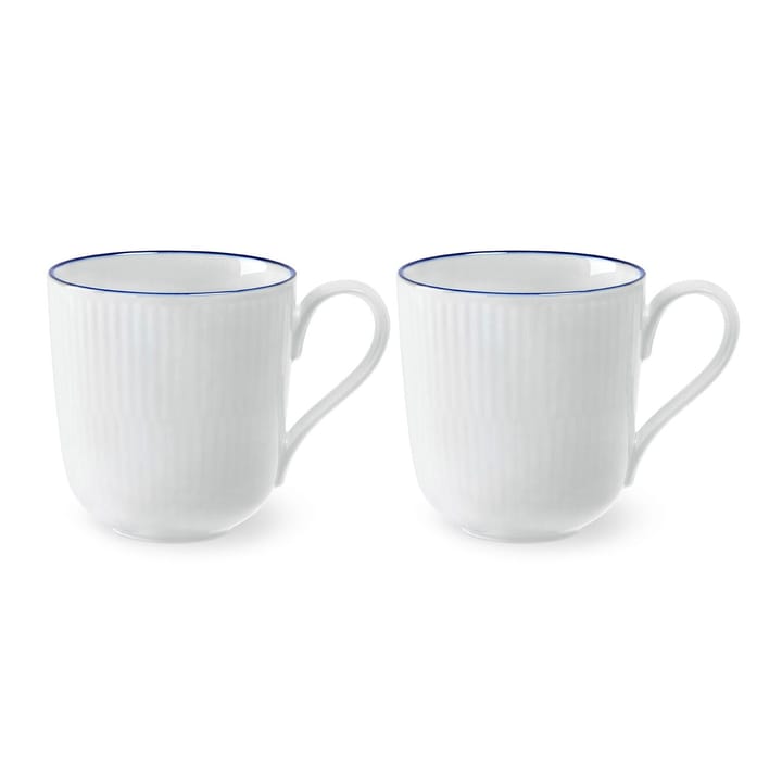 Blueline mok 28 cl 2-pack - Wit-blauw - Royal Copenhagen