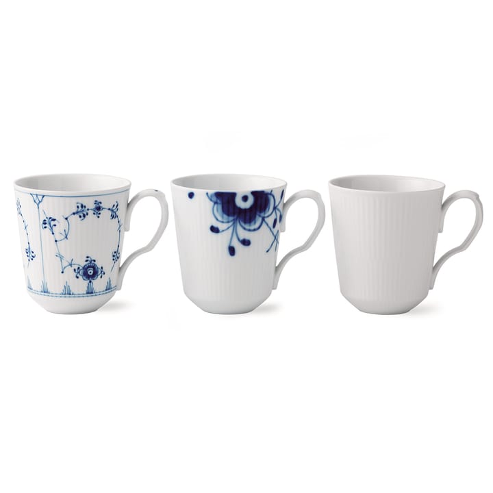 Cadeauset History Mix mokken met oor 3-pack - 37 cl - Royal Copenhagen