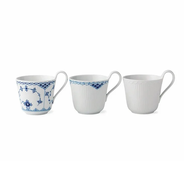 Cadeauset History Mix Mokken Spets 3-pack, 33 cl. Royal Copenhagen