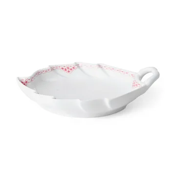 Coral Lace bladvormige schaal - Koraal-wit - Royal Copenhagen