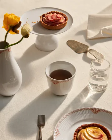 Coral Lace thermomok 26 cl - Koraal-wit - Royal Copenhagen