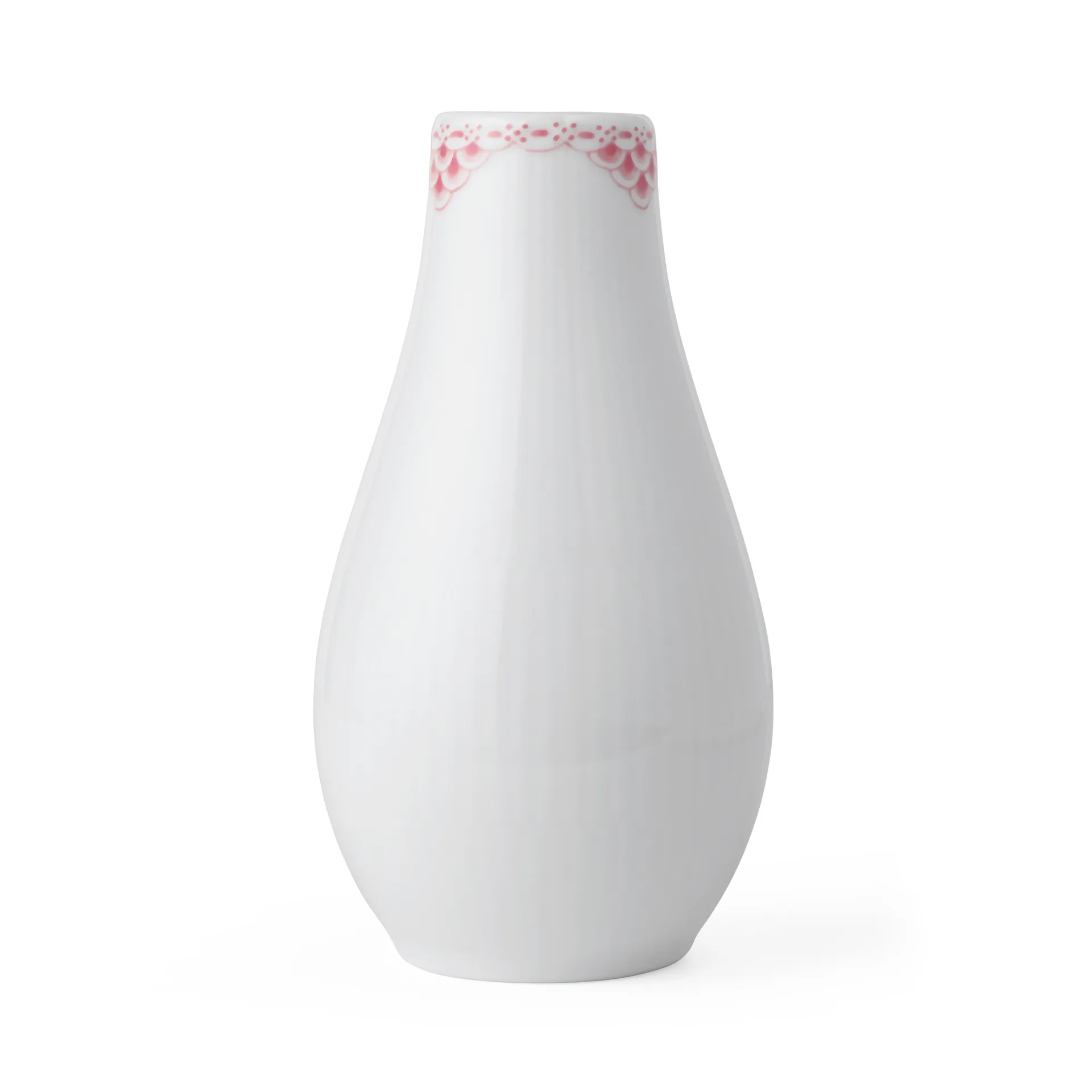 Coral Lace vaas 18,5 cm, Koraal-wit Royal Copenhagen