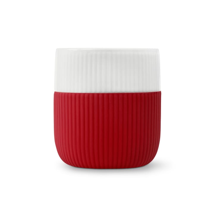 Fluted Contrast beker, crimson Royal Copenhagen