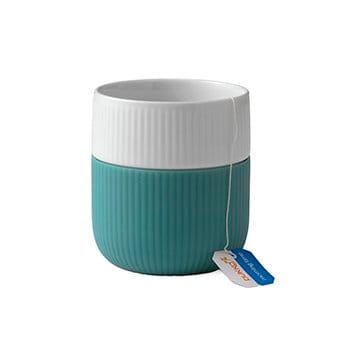 Fluted Contrast beker, opal (blauw) Royal Copenhagen