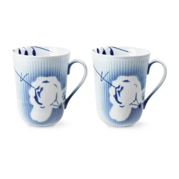 Mega Rose mok 2-pack  - 33 cl - Royal Copenhagen