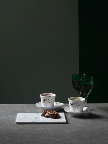 Multicoloured Elements mocca espressokop met schotel - 10 cl. - Royal Copenhagen