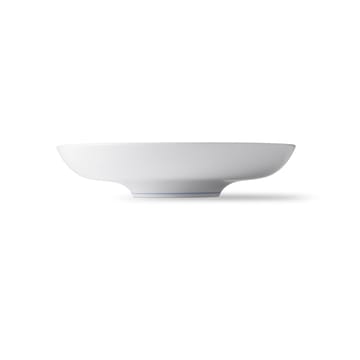 Musselmalet räfflat schaal Ø34 cm - Wit-blauw - Royal Copenhagen