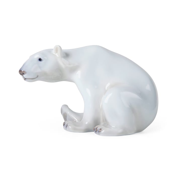 Royal Copenhagen decoratie zittende ijsbeer, 12 cm Royal Copenhagen