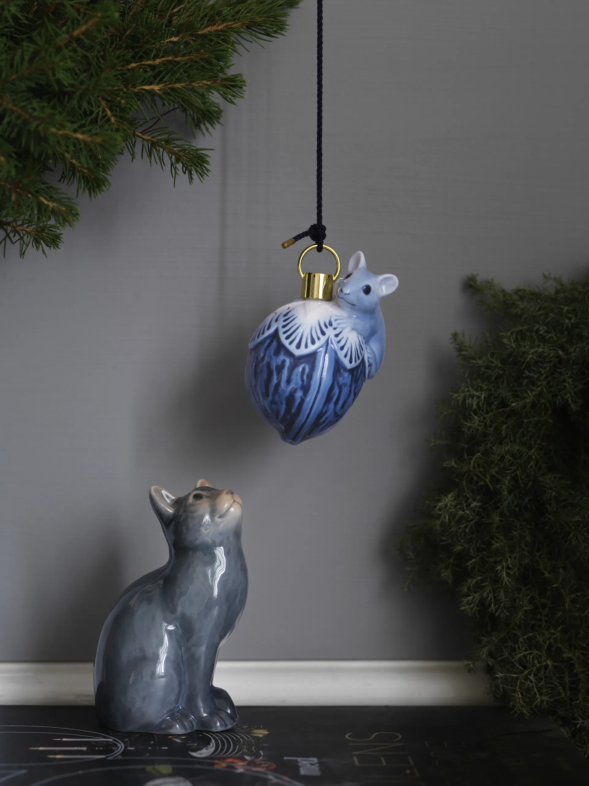 Royal Copenhagen kat figuur 2022, wit Royal Copenhagen