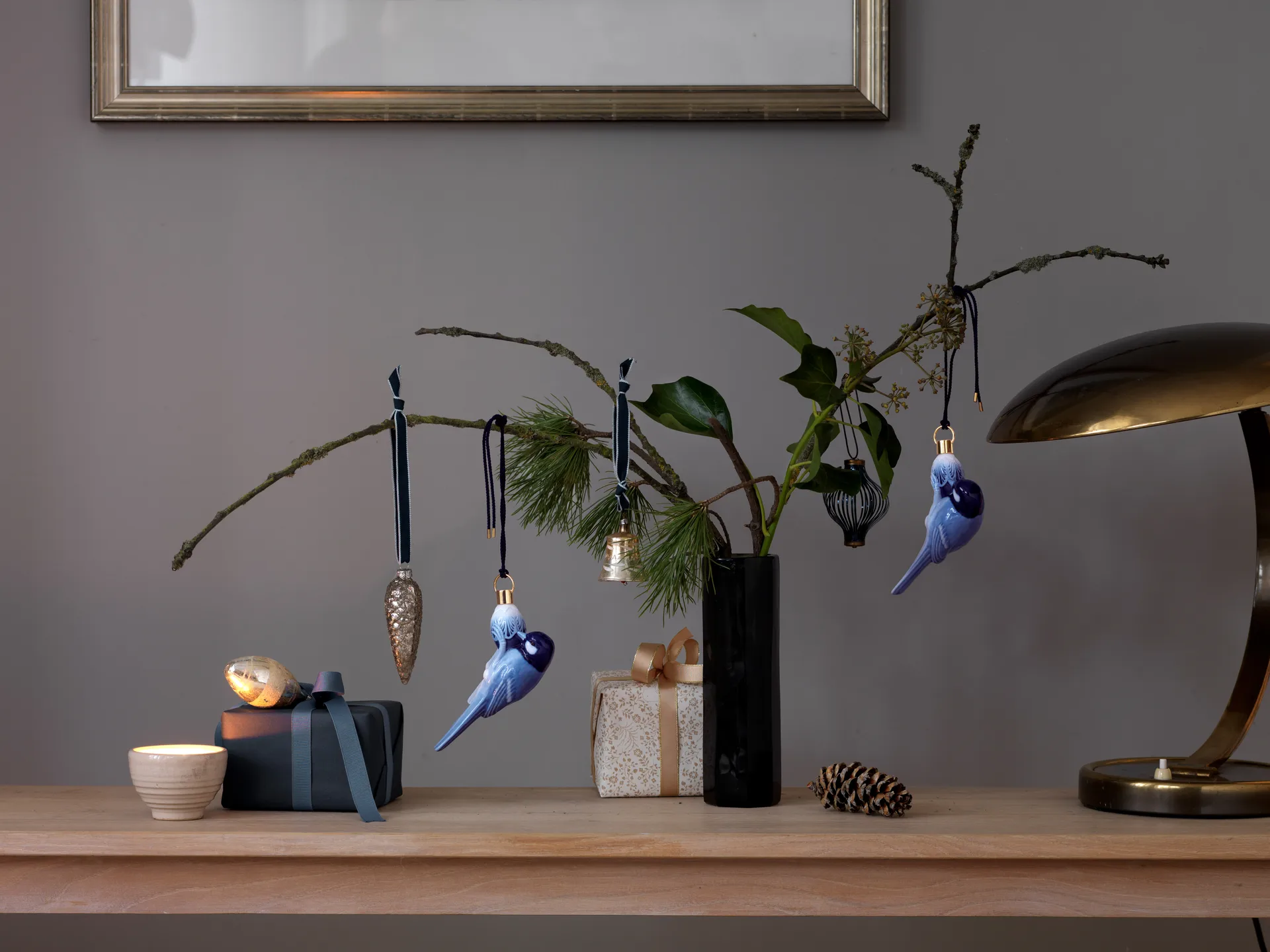 Royal Copenhagen kerstdecoratie 2021, Blauw Royal Copenhagen