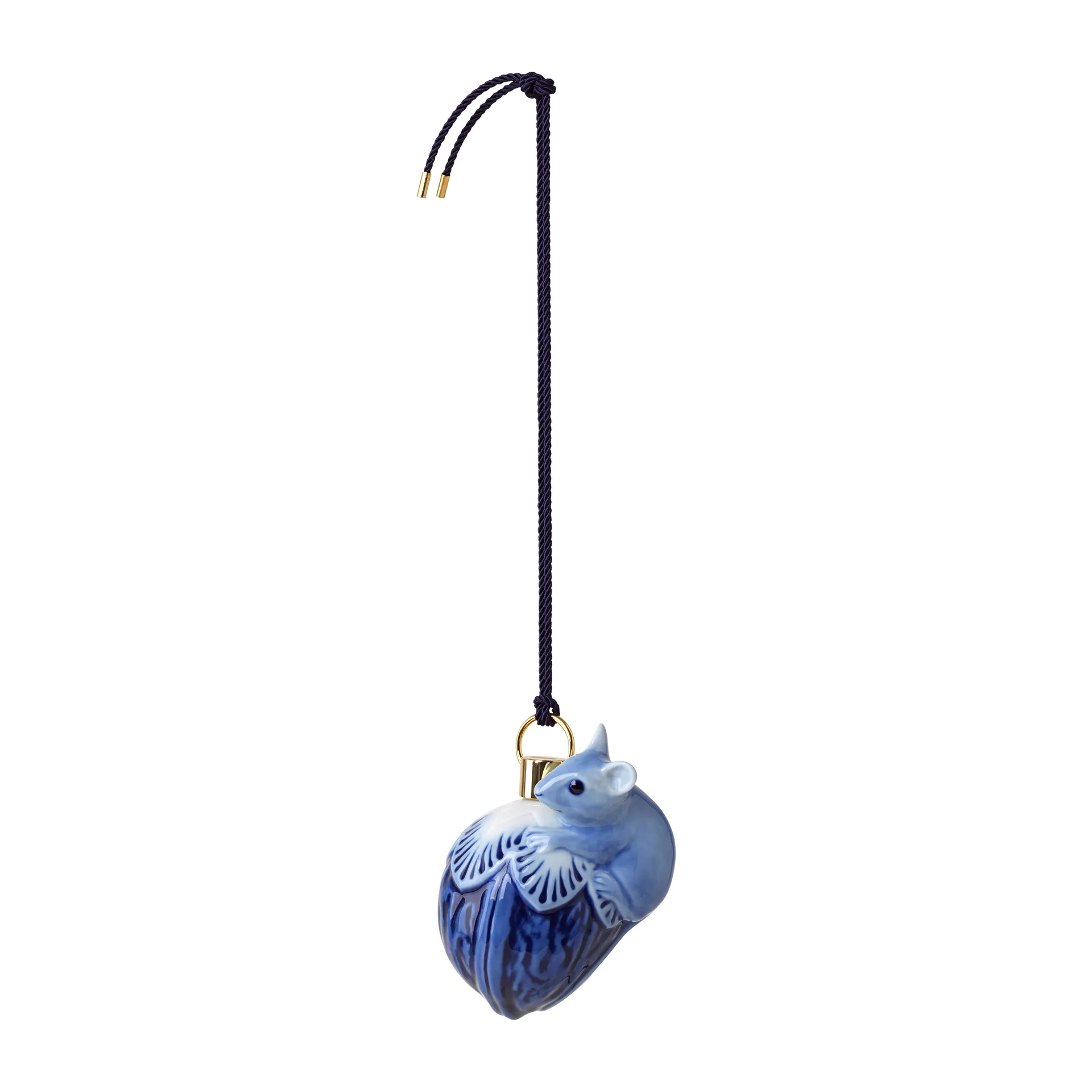 Royal Copenhagen muis kerstdecoratie 2022, wit Royal Copenhagen