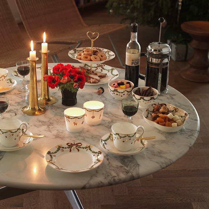 Star Fluted Christmas bord, Ø 19 cm. Royal Copenhagen