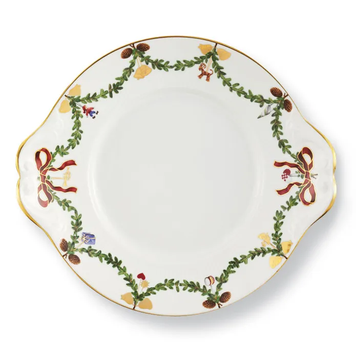 Star Fluted Christmas bord, 27 cm Royal Copenhagen