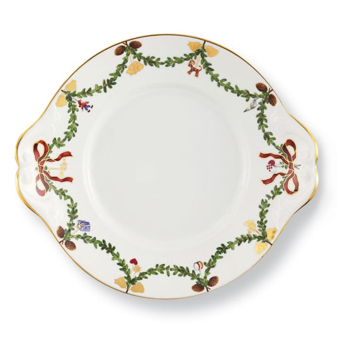 Star Fluted Christmas bord - 27 cm - Royal Copenhagen