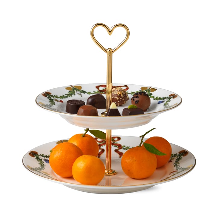 Star Fluted Christmas étagère, 23 cm. Royal Copenhagen