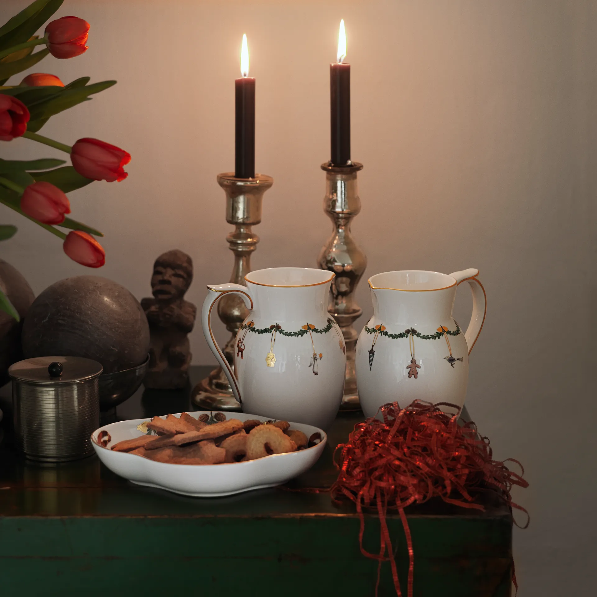 Star Fluted Christmas kan, 90 cl. Royal Copenhagen