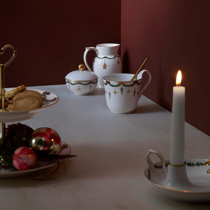 Star Fluted Christmas kop met hoog oor, 33 cl Royal Copenhagen