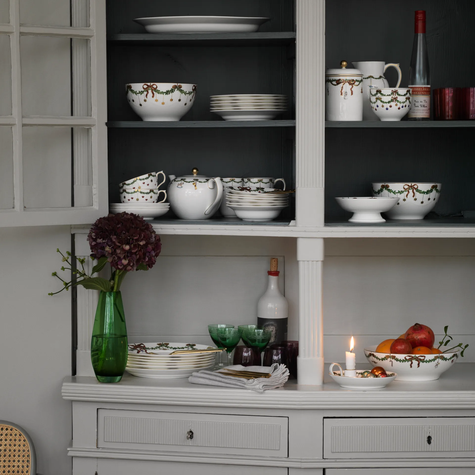 Star Fluted Christmas schaal 2-pack, 30 cl. Royal Copenhagen