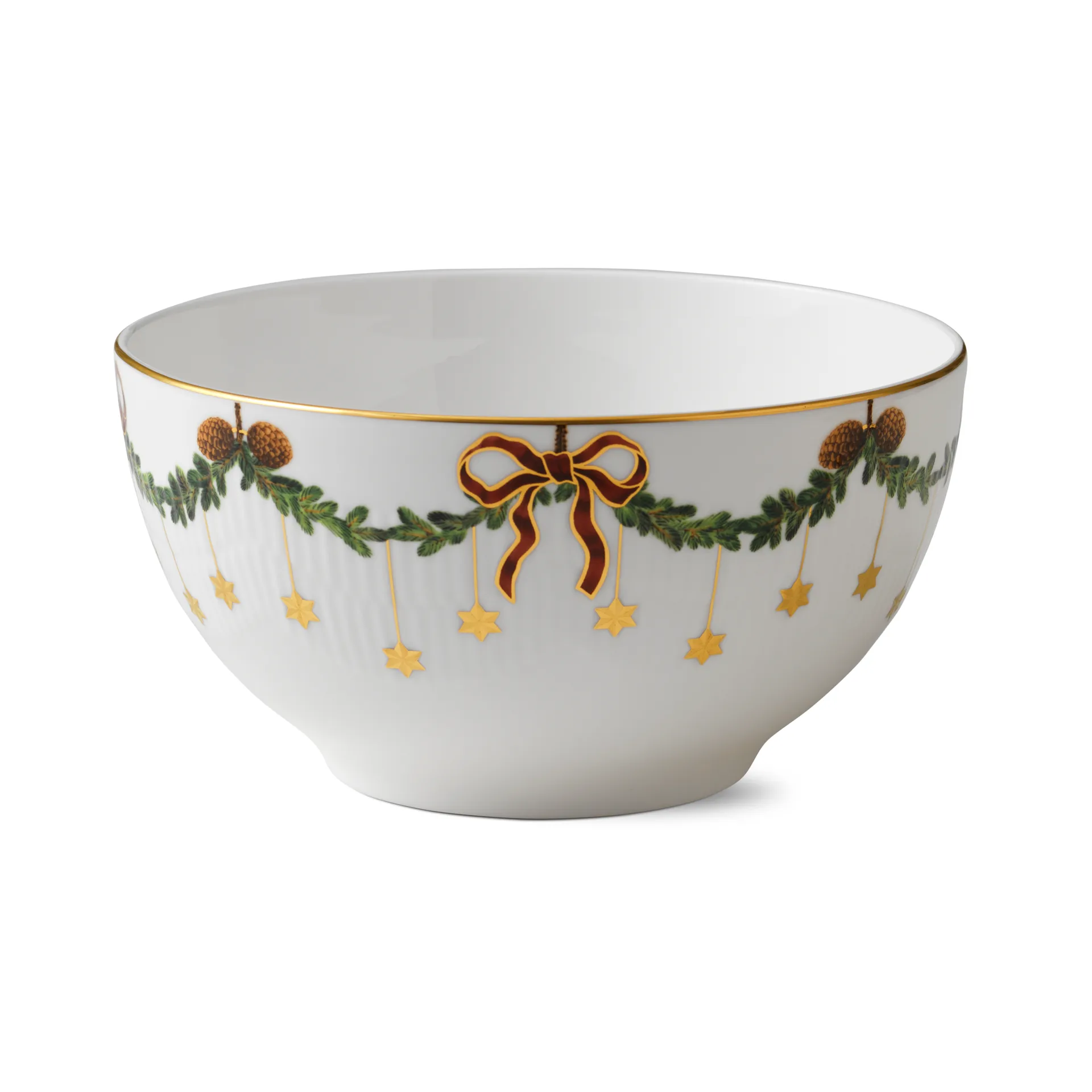 Star Fluted Christmas serveerschaal, 180 cl. Royal Copenhagen