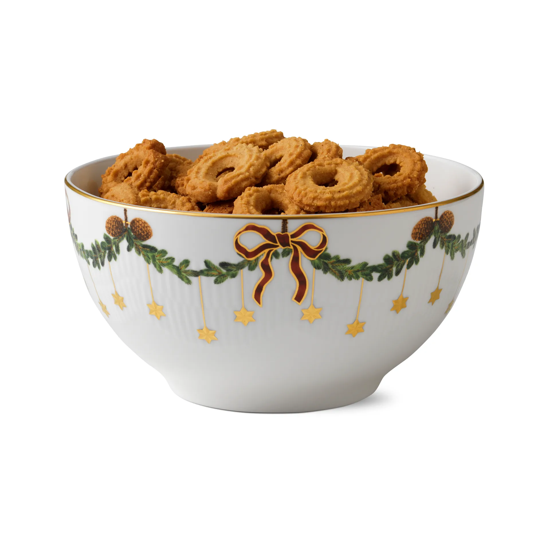 Star Fluted Christmas serveerschaal, 180 cl. Royal Copenhagen