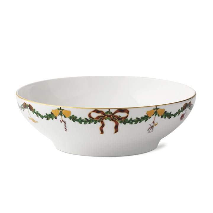Star Fluted Christmas serveerschaal, 2,2 l. Royal Copenhagen