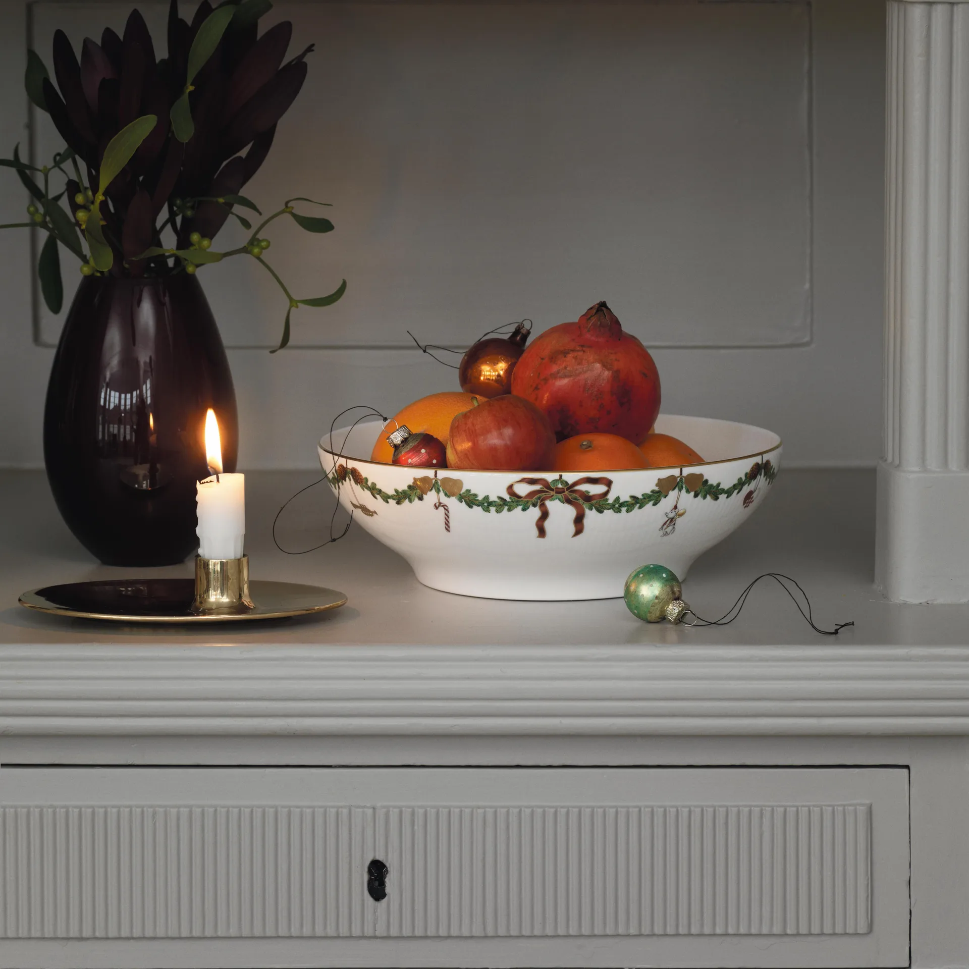 Star Fluted Christmas serveerschaal, 2,2 l. Royal Copenhagen