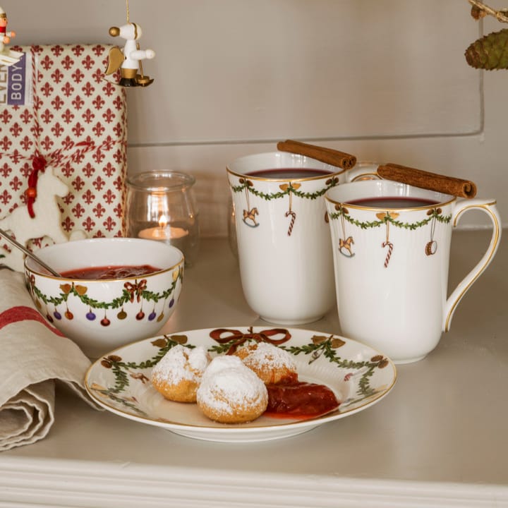 Star Fluted Christmas serveerschaal, 30 cl. Royal Copenhagen