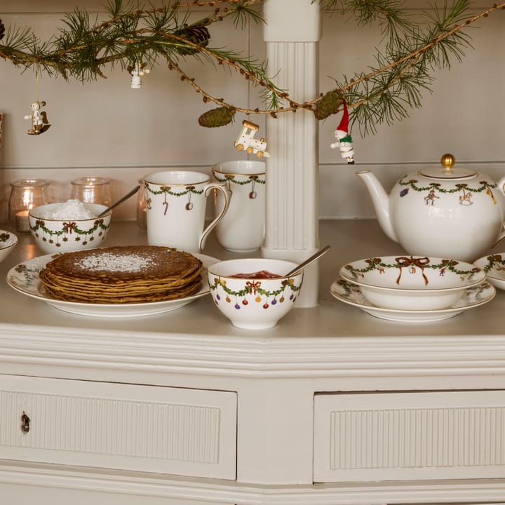 Star Fluted Christmas serveerschaal, 30 cl. Royal Copenhagen