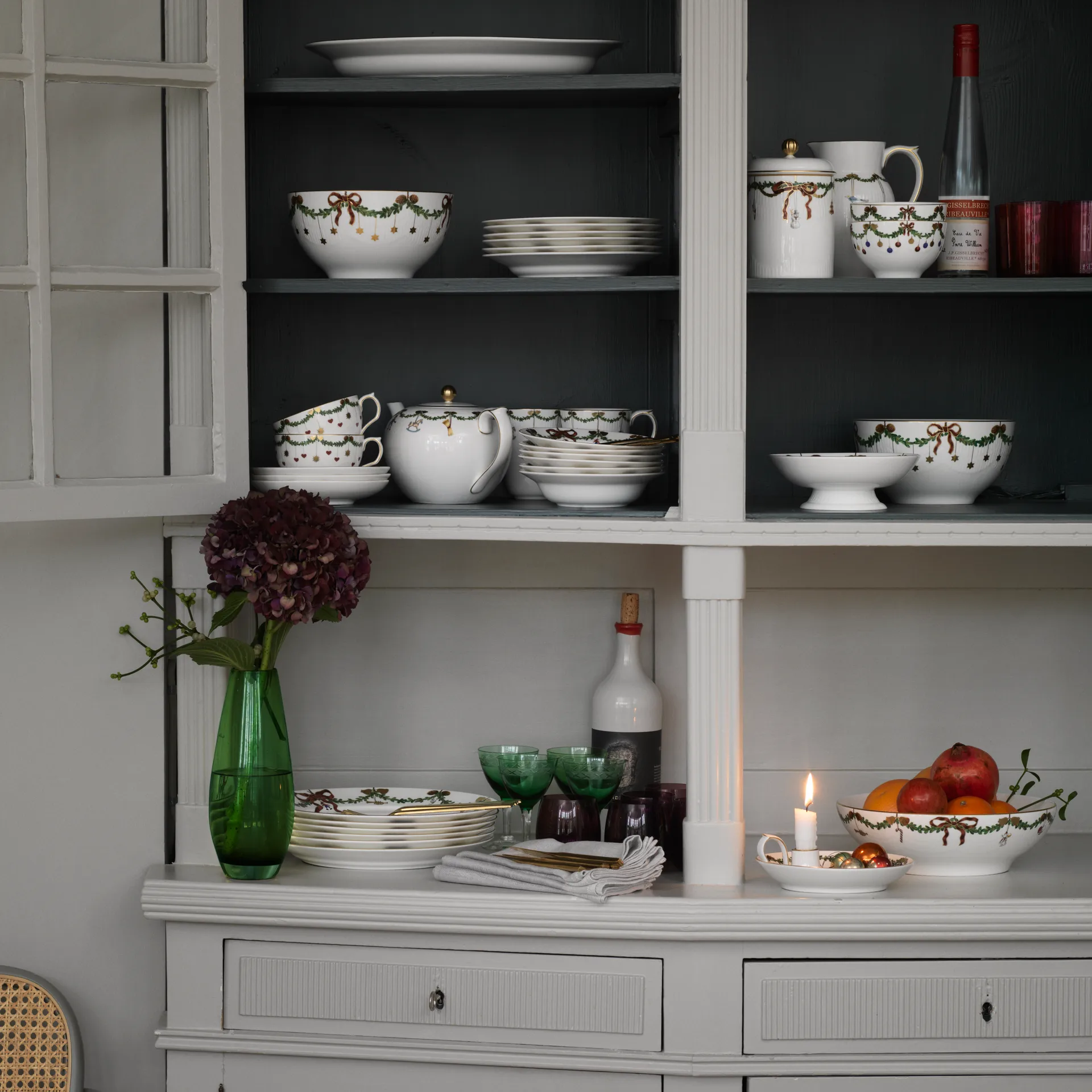 Star Fluted Christmas serveerschaal, 30 cl. Royal Copenhagen