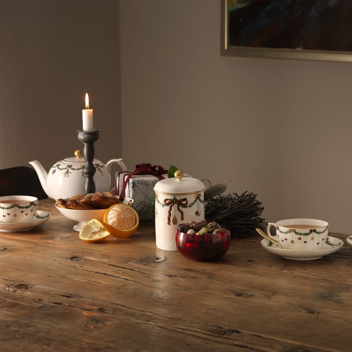Star Fluted Christmas theepot, 140 cl. Royal Copenhagen