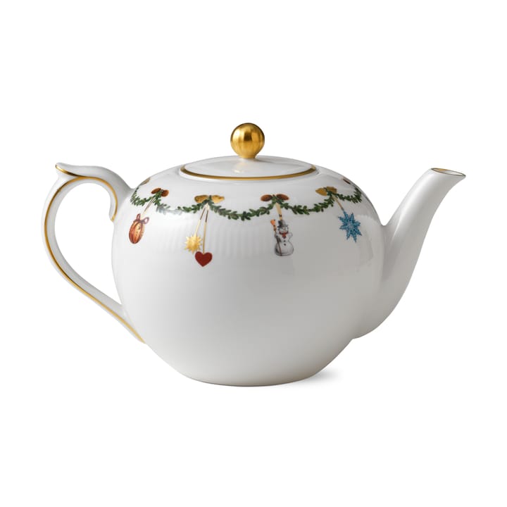 Star Fluted Christmas theepot, 140 cl. Royal Copenhagen