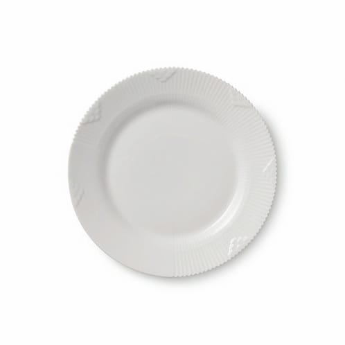 White Elements bord - Ø 19 cm. - Royal Copenhagen