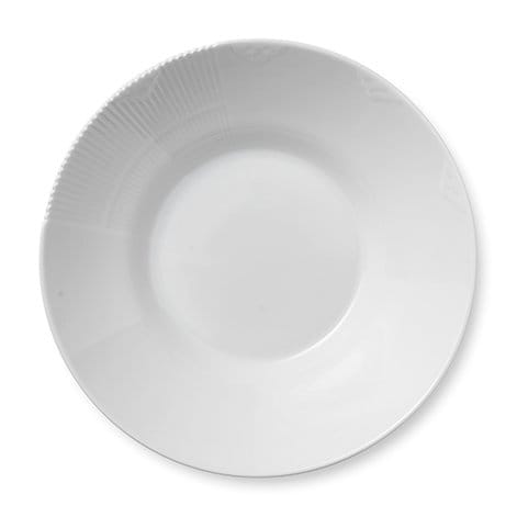 White Elements diep bord - Ø 25 cm - Royal Copenhagen