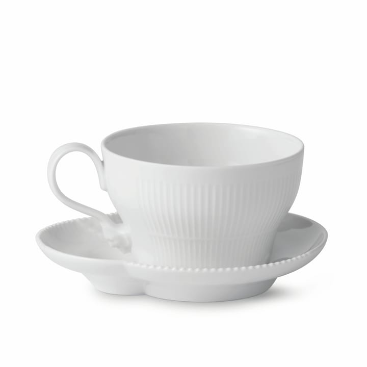 White Elements kop met schotel 26 cl. - 26 cl. - Royal Copenhagen