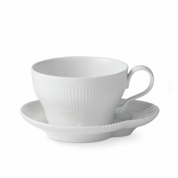 White Elements kop met schotel 26 cl. - 26 cl. - Royal Copenhagen