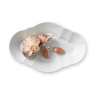 White Elements schaal, Ø 23 cm. Royal Copenhagen