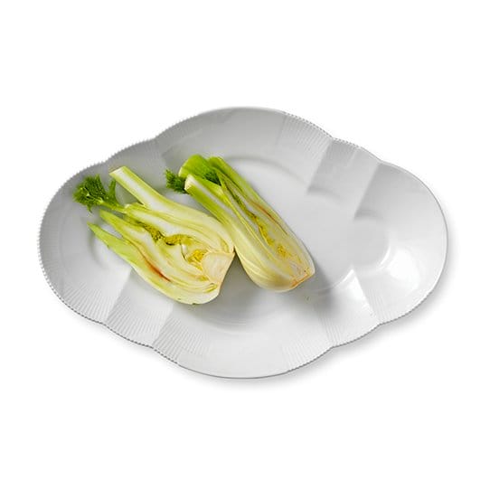 White Elements schaal, Ø 38,5 cm. Royal Copenhagen