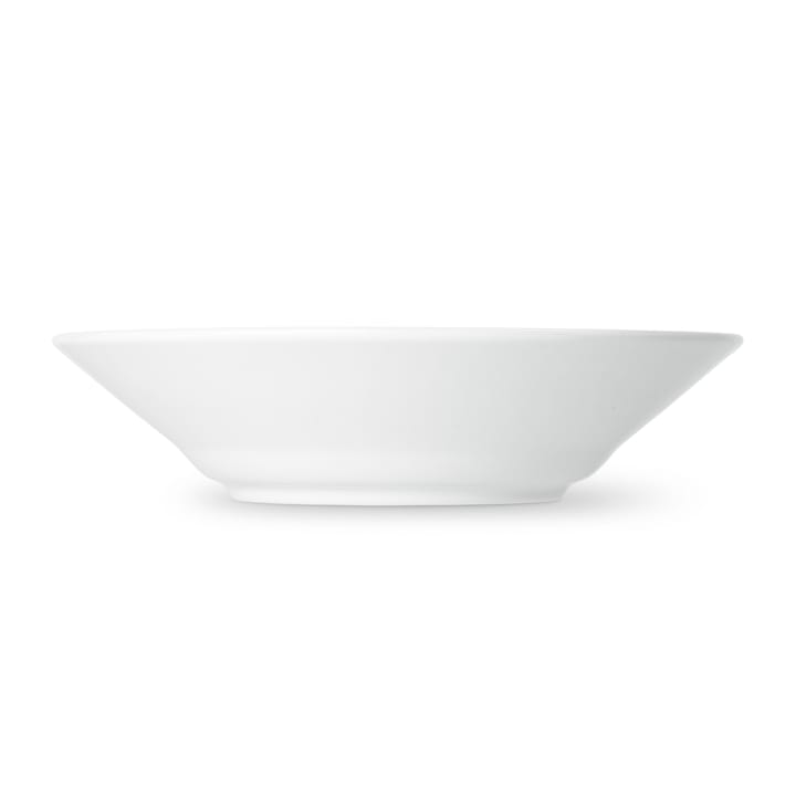 White Fluted Half Lace diep bord - Ø24 cm - Royal Copenhagen