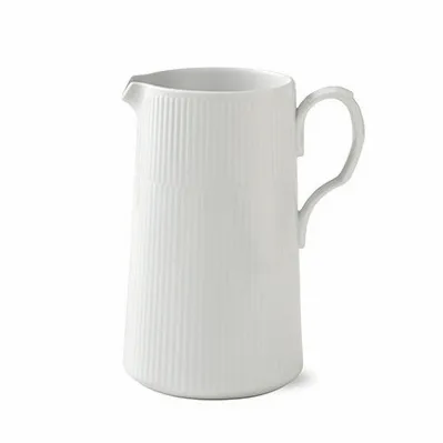 White Fluted kan met handvat, 1,5 l Royal Copenhagen