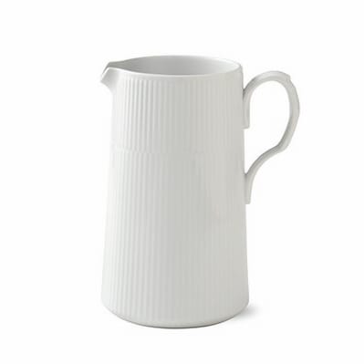 White Fluted kan met handvat - 1,5 l - Royal Copenhagen