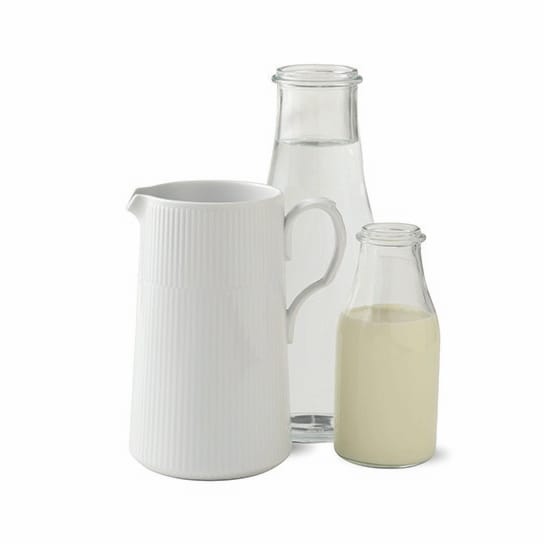 White Fluted kan met handvat, 1,5 l Royal Copenhagen