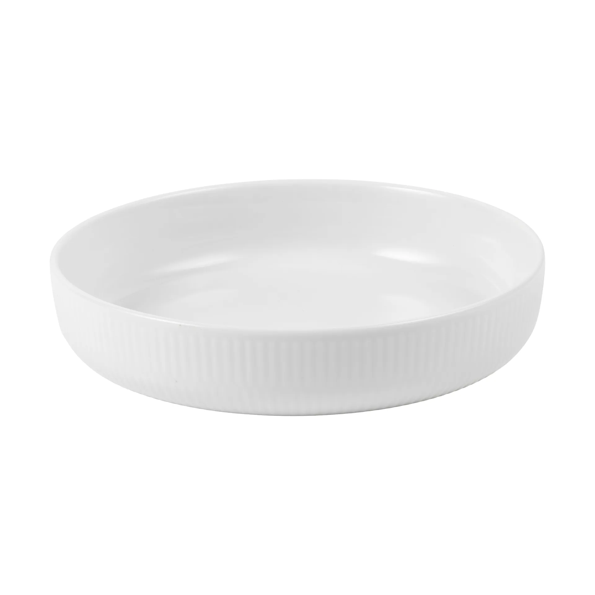 White Fluted ovenschaal Ø18,5 cm, White Royal Copenhagen
