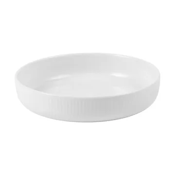 White Fluted ovenschaal Ø18,5 cm - White - Royal Copenhagen