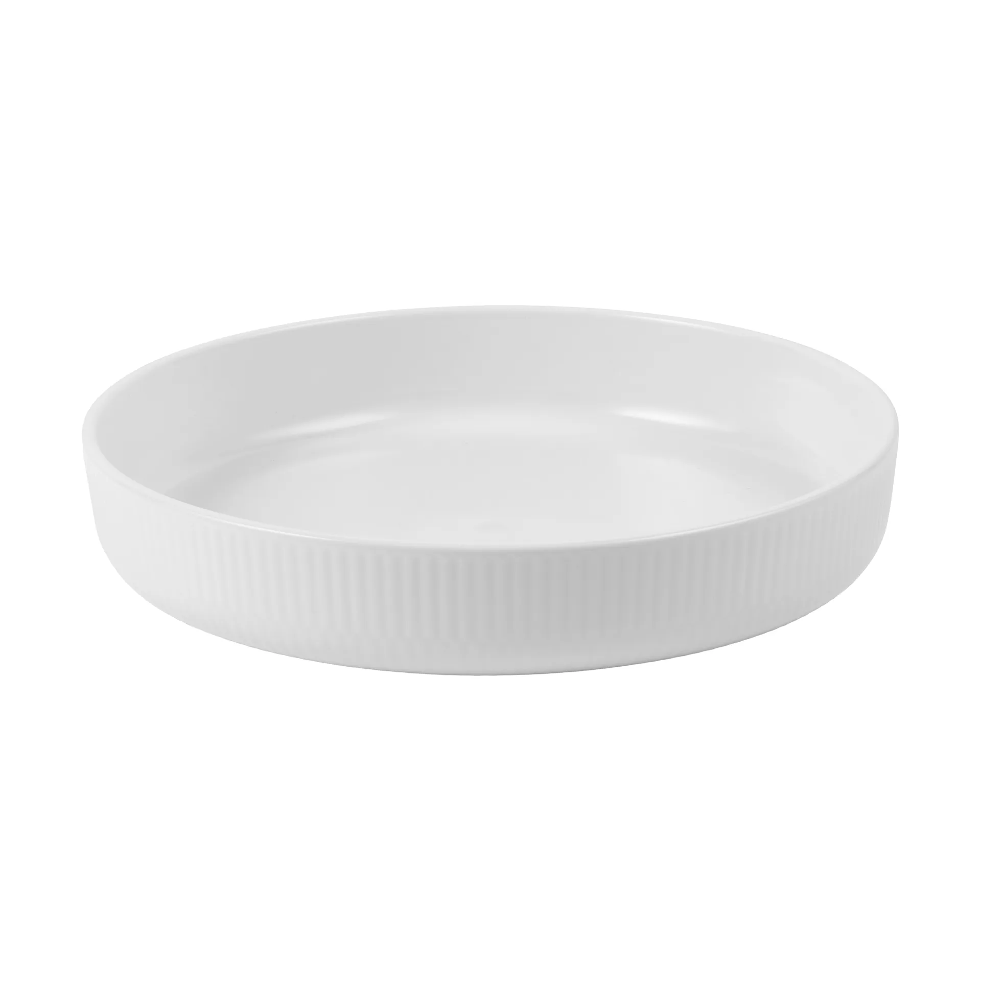 White Fluted ovenschaal Ø27 cm, White Royal Copenhagen