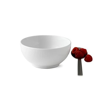 White Fluted schaal - Ø 13 cm - Royal Copenhagen