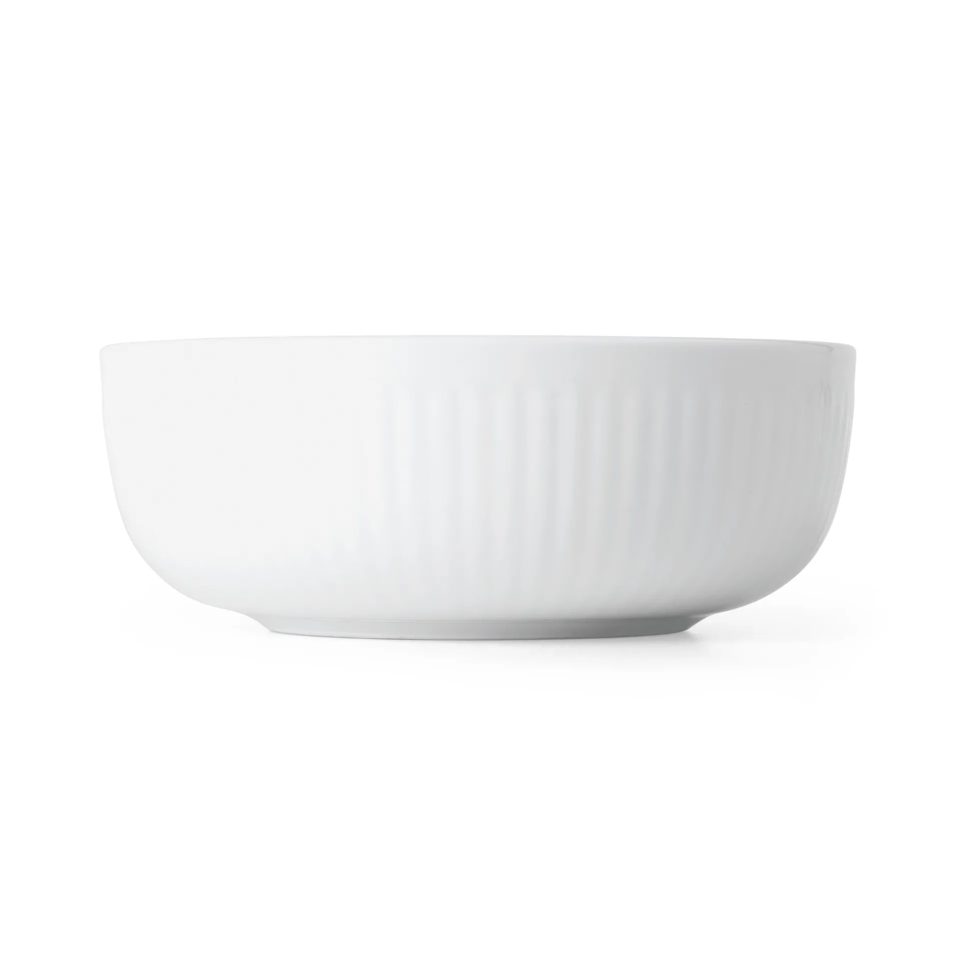 White Fluted serveerset 4-delig, Wit Royal Copenhagen