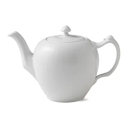 White Fluted theepot, 100 cl. Royal Copenhagen